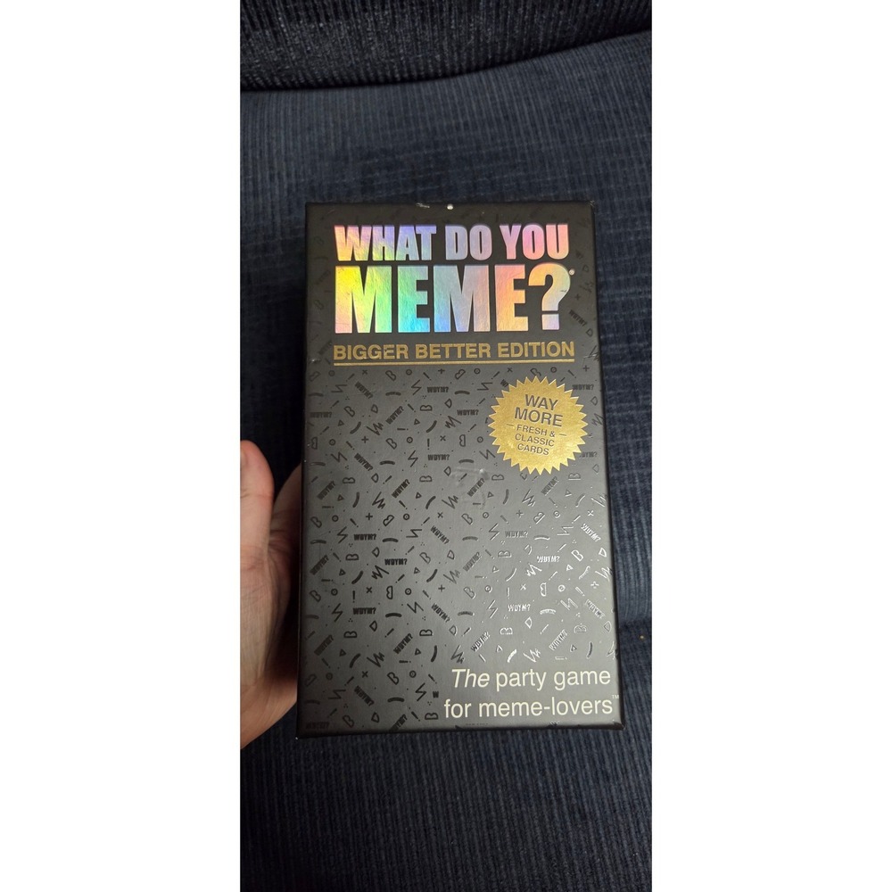 What Do You Meme Bigger Better Edition Party Card Game Meme Lovers Fresh Cards